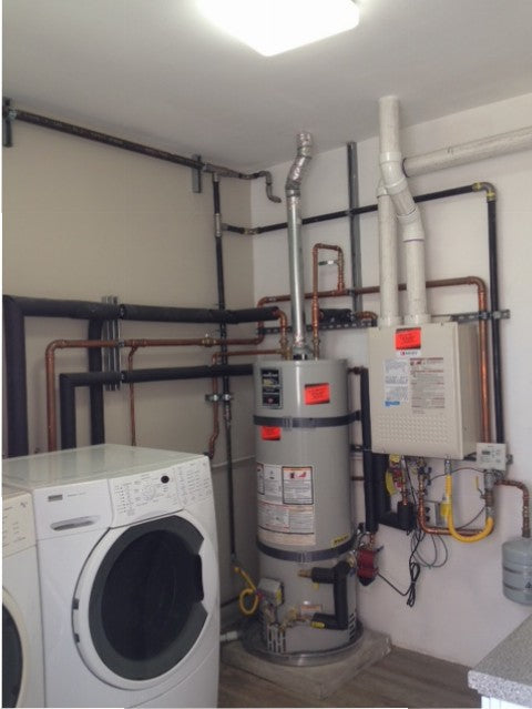 Hancock Park Hybrid Water Heating System